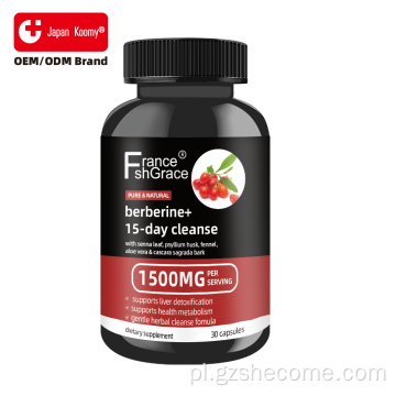 Shecome Berberine Complex Kapsułki Wsparcie metabolizmu wątroby